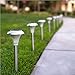 LED Garden Path Stake Lights,IREALIST Solar Pathway Light,Perfect for Yard Landscape Home Garden Lawn