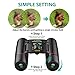 EOFEEL Binoculars for kids compact 10x22 Binoculars Waterproof with backpack camping outdoor travel concerts bird watching