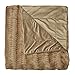 Swift Home® Embossed Faux Fur Throw Blanket & Bedspread - Luxurious Over-Sized Faux Fur Bed Throw Blanket - King, 108