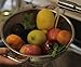 Zozo Galley Stainless Steel colander 4.5-Quart, Micro Perforated Food Strainer Low Price with High Quality Strong Base and Strong Handles Dish Washer Safe