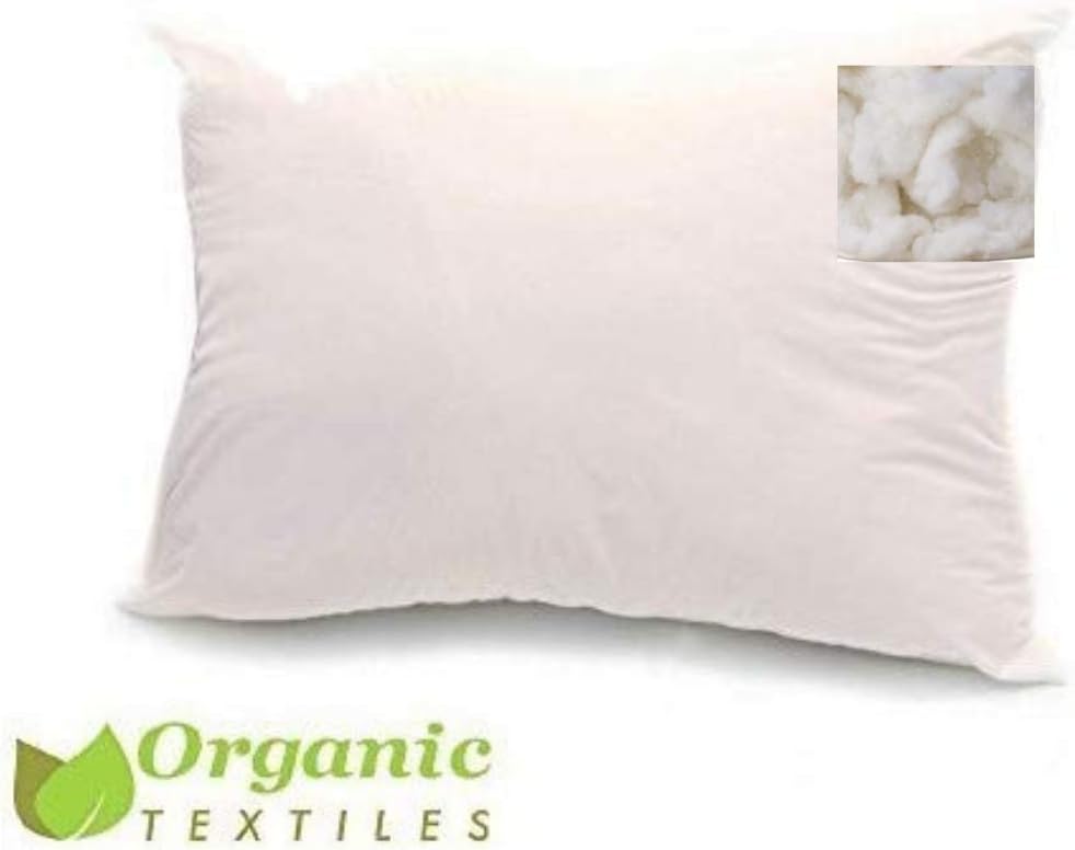 Amazon Com Natural Wool Filled Bed Pillow Standard Size Medium