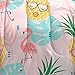 dream FACTORY Easy-Wash Super Soft Microfiber Comforter Bedding, Twin, Pineapple Pink