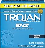 Trojan-enz Condom ENZ Lubricated, 36 Count, Health Care Stuffs