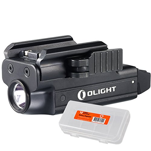 OLIGHT PL-MINI (PL MINI) Valkyrie 400 Lumen Magnetic USB Rechargeable Pistol Light for Glock, Sig Sauer, S&W plus Lumen Tactical Cable Organizer