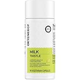 OxyEnergy Silymarin Milk Thistle 300mg Extract with Vitamin C, Inositol & Pueraria, Liver Detox & Repair Support, Antioxidant Support, 90 Vegetarian Capsules