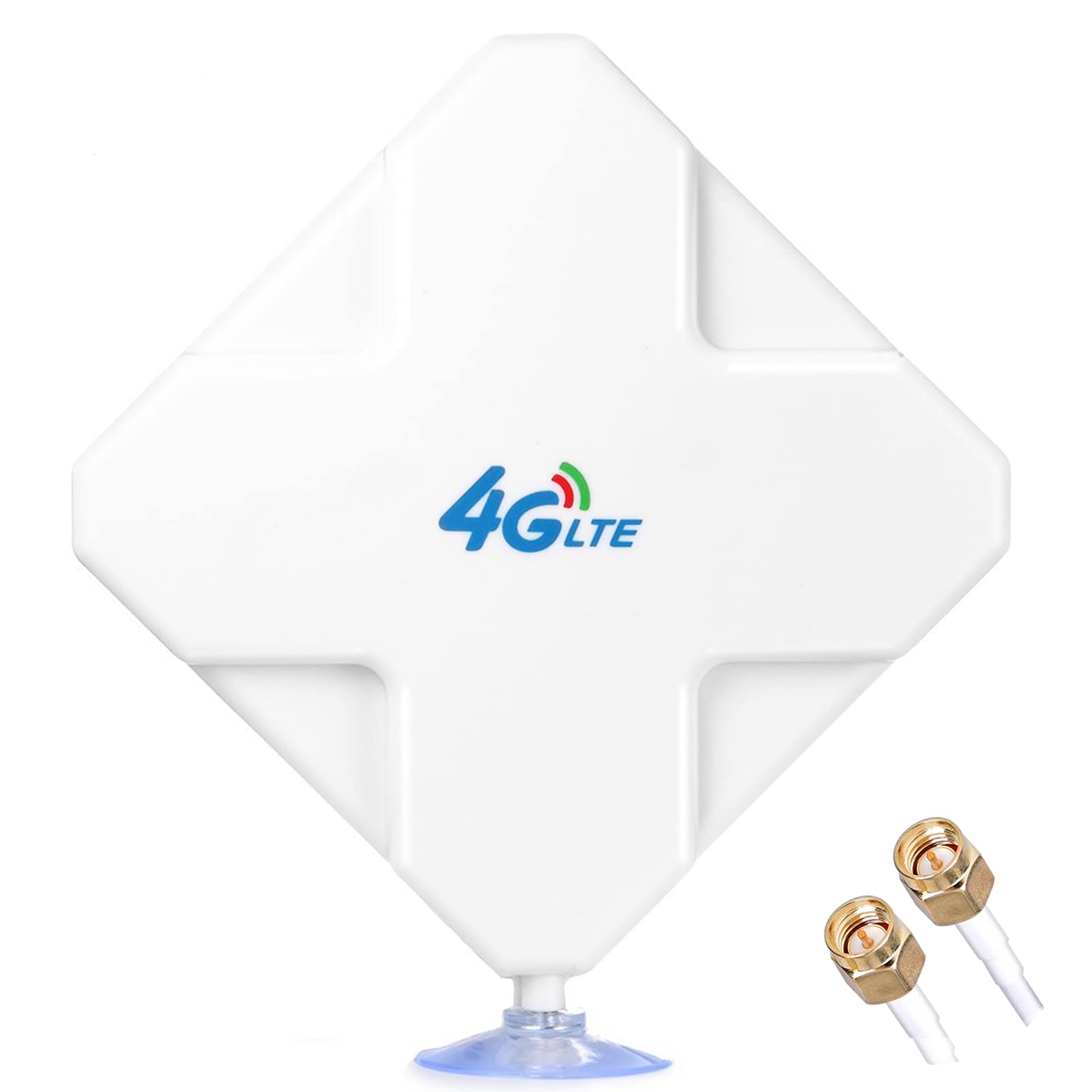Andven 4G LTE Antenna SMA, 35dBi 3G/4G External Antenna with Dual SMA Male Connector for Wireless Network Card WLAN Router