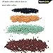 Diamond Painting Accessories Square Diamonds, 20 Colors DIY Bead Replacement for Missing Drills of 5D Diamond Painting Kits Cross Stitch Rhinestone Embroidery