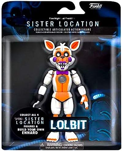 Lolbit Exclusive Five Nights at Freddy's Sister Location 4" Poseable Action Figure