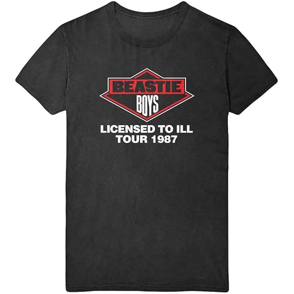 Amazon.com: Beastie Boys Men's Licensed to Ill Tour 1987 Slim Fit