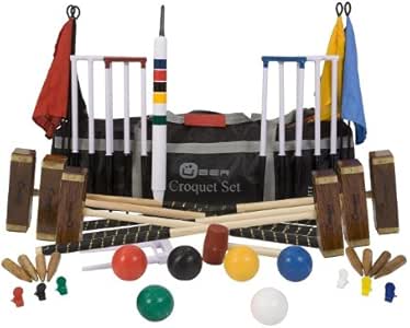 6 personas. Meister – Juego Set de competición Croquet, 16 mm Grosor