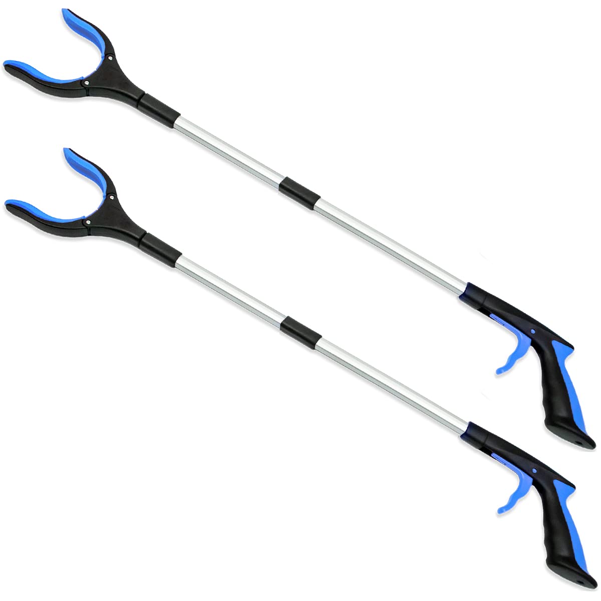 2-Pack Grabber for Elderly, 33 Inch Long Picker Upper Grabber for Elderly, Arm Extender Grabber, Foldable Pick Up Grabber Stick, Trash Pickers, Trash Picker Upper, Grab It Reaching Tool