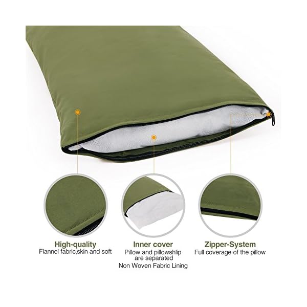 REDCAMP Small Camping Pillow Camping Galore