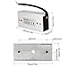 UHPPOTE 60KG 120lbs Holding Force Mini Electromagnet Lock 12V Fail Safe for Door Acces Control System