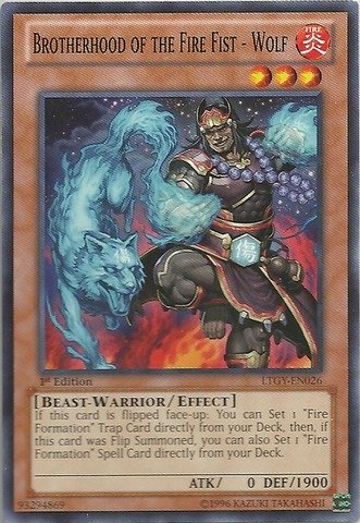Yu-Gi-Oh! - Brotherhood of the Fire Fist - Wolf (LTGY-EN026) - Lord of the Tachyon Galaxy - 1st Edition - Common
