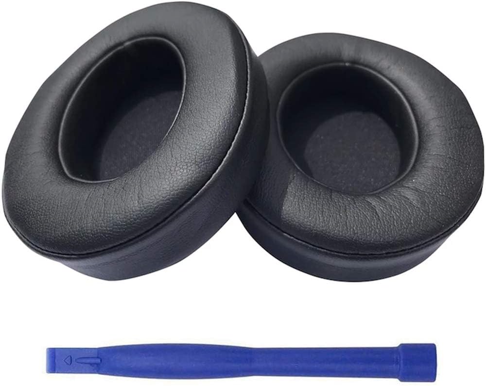 Beats Studio 3 Ear Pads, BUTIAO Replacement Protein Leather Earpads Memory Foam Ear Cushion Cups Repair Parts for Beats Studio 3 Studio 2 Wireless Wired Headphones by Dr.Dre (Black)