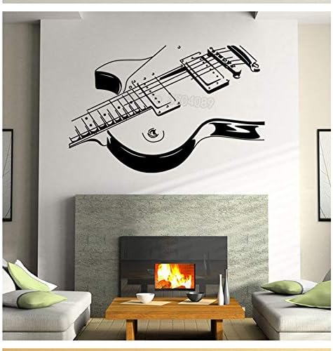 Bailongxiao Estilo Minimalista Musica Vinilo Apliques Guitarra