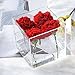 Choice Fun Acrylic Flower Box Clear Water Holder Vase Wedding Flower Holder Decorative