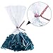 Mudder 500 Pieces Dot Twist Ties 4 Inches Bag Ties for Cellophane Party Bag