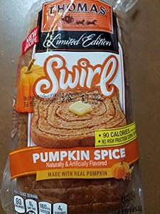 Image of Thomas' Pumpkin Spice sliced bread, 1 pound, 1 loaf