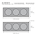AC Infinity White Ventilation Grille 18″, for PC Computer AV Electronic Cabinets, Replacement Grille for AIRPLATE S9/T9thumb 1