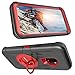Galaxy S9 Case, Samsung Galaxy S9 Case, BENTOBEN Shockproof Heavy Duty Kickstand Swivel Belt Clip Hybrid Full Body Rugged Holster Protective Phone Case Cover for Samsung Galaxy S9 (SM-G960U),Black/Red