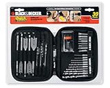 BLACK+DECKER Drill Bit Set / Screwdriver Set, Quick Connect, 30-Piece (71973)