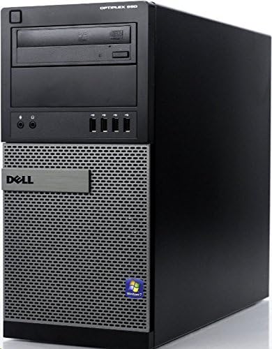 Dell Optiplex 990 Tower Business Desktop Computer, Intel Quad Core i7-2600 up to 3.8Ghz CPU, 8GB DDR3 RAM, 2TB HDD, DVD, VGA, Windows 7 Professional (Certified Refurbished)