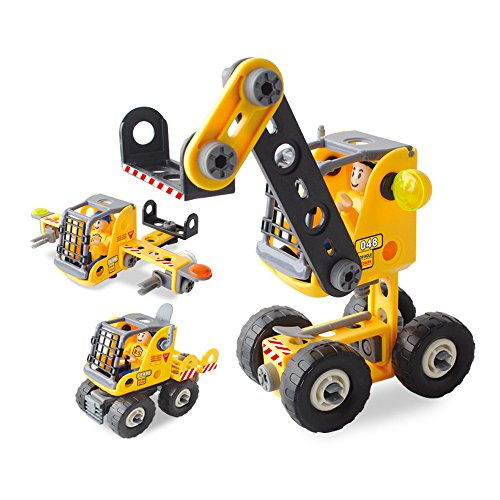 MSOO Fashion Kids Child Baby Disassembly Assembly Cartoon Truck Car Toy