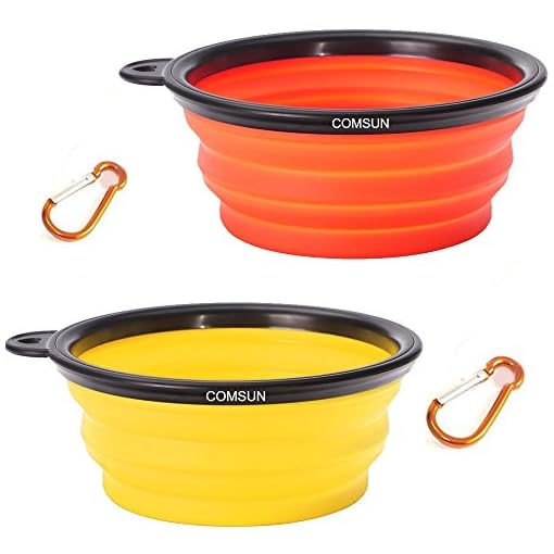 comsun collapsible dog bowl