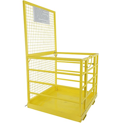 Titan Attachments Forklift Safety Cage Work Platform Heavy Duty Basket