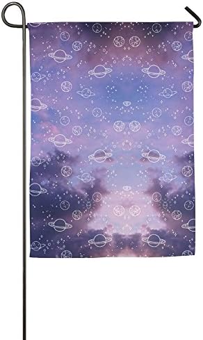 Romantic Solar System Planet Garden Flag Home Banner Gifts Nativity Decorative Party Yard Be Merry