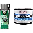 GREAT STUFF Smart Dispenser Pond & Stone with Nashua Aqua-Seal Tape, Black
