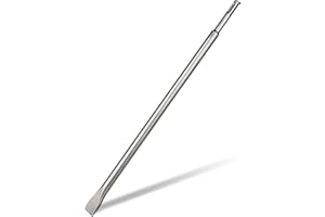 ALLMAKE SDS Plus Chisel 16 Inch, Tile Removal Chisel Tool for SDS Plus Hammer Drill Attachment, SDS Flat Chisel Bits for Removing Ceramic Tile Wall Brick Thinset Mortar Granite Concrete Demolition