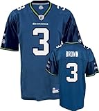 Josh Brown Jersey: Reebok Blue Replica #3 Seattle Seahawks Jersey