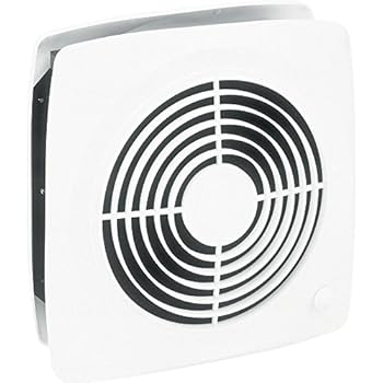 Broan-Nutone510Room-to-Room Ventilation Fan, Plastic White Square Exhaust Fan, 6.5 Sones, 380 CFM, 10