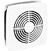 Broan-Nutone 510 Room-to-Room Ventilation Fan, Plastic White Square Exhaust Fan, 6.5 Sones, 380 CFM, 10