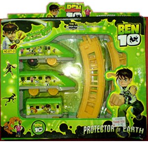 ben 10 train toys