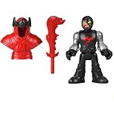 Replacement Parts for Fisher-Price Imaginext Royal Crusader's Dragon Playset - HCG50 ~ Replacement Figure in Black and Red, Helmet and Sword