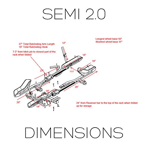 swagman semi 2.0 hitch bike rack