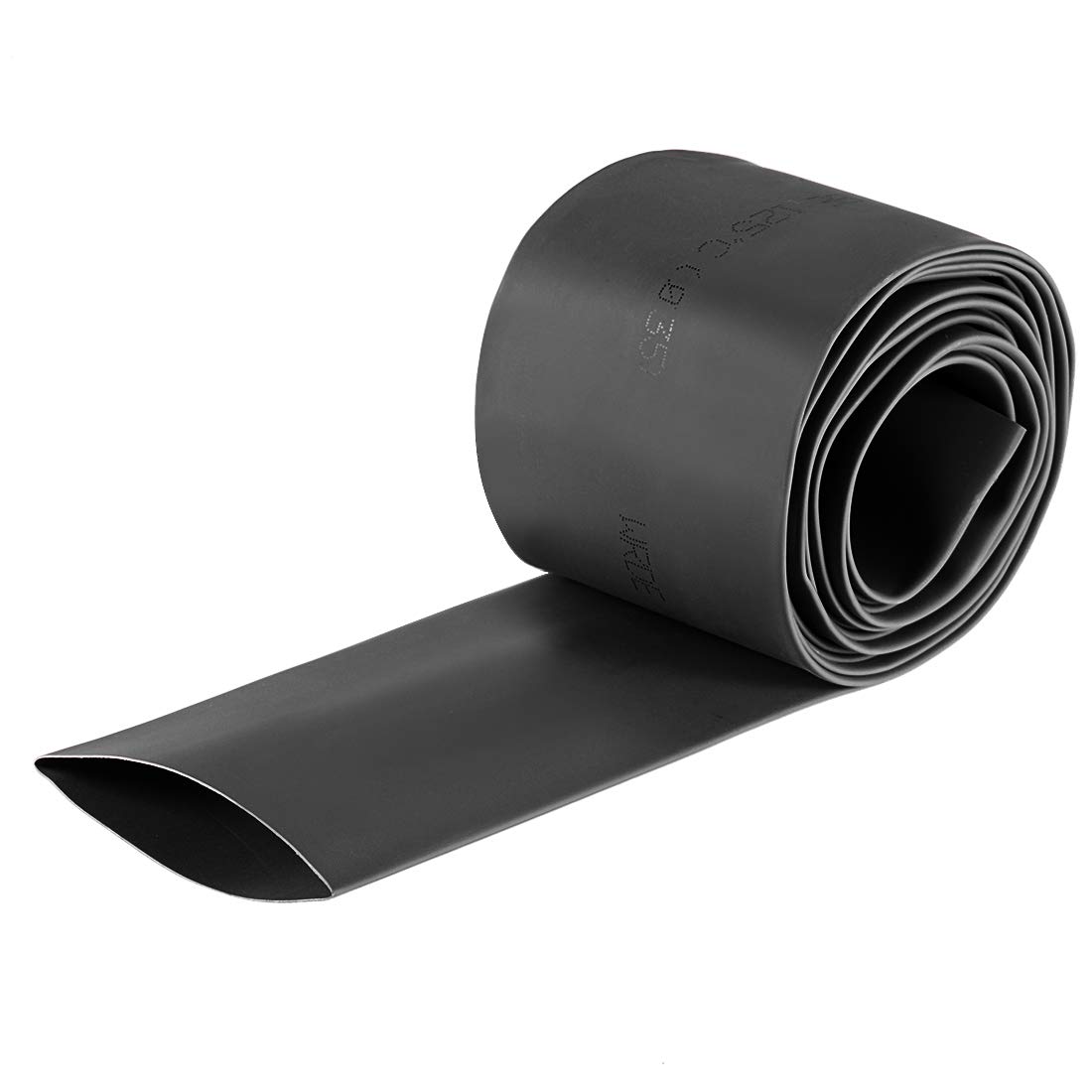 sourcing map Heat Shrink Tubing, 57mm Flat Width 2:1 rate Shrinkable Tube Cable Sleeve 2m - Black — image 1
