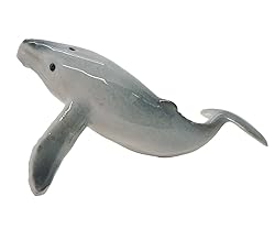 WitnyStore Tiny 2¾" Long Humpback Whale Figurine