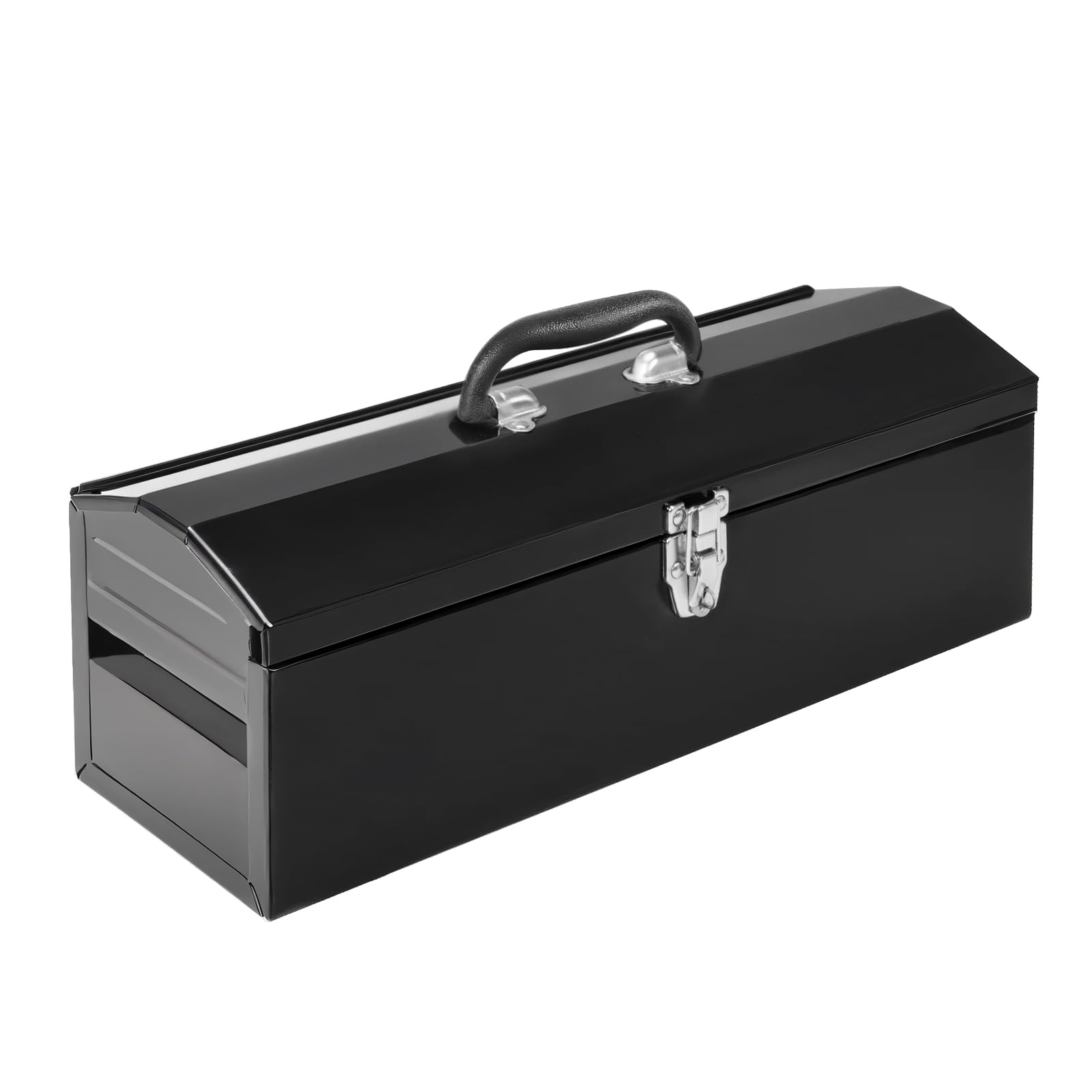 Tool Box 14.2" Portable Steel Tool Box Hip Roof Style With 14.2