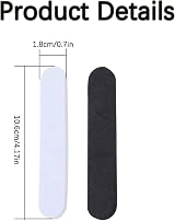Siqian 12 PCS Hat Size Reducers Tape for Hats Sweatband Black White view 2