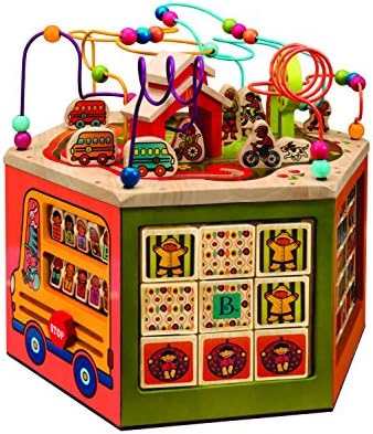 B toys – Wooden Activity Cube 