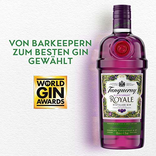 Tanqueray Blackcurrant Royale Gin | Leckeres Johannisbeer-Aroma | Empfohlen für Gin Tonic & Cocktails | 41,3% vol | 700ml Einzelflasche | – Bild 4