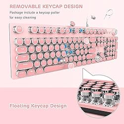 LexonElec Typewriter Style Retro Wired Mechanical