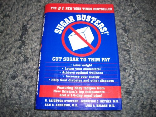 SUGAR BUSTERS! CUT SUGAR TO TRIM FAT (LARGE PRINT) 1568658648 Book Cover