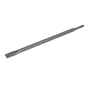 Generic 20mm Width 400mm Length Chrome Steel Round SDS Plus Shank Flat Hammer Chisel