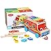 Musical Instruments Set, 3 In 1 Xylophone, Multifunctional Music Toys with 8 Colorful Keys, 6 Cute Animals and 4 Child-safe Wooden Mallets for Kids, by Miric