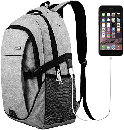 Laptop Backpack Travel Accessories Daypack for Men Women,Large Lightweight School College Book bag with Computer Notebook Sleeves and usb Charging Port for Business Hiking Traveling Airplane Backpacks
